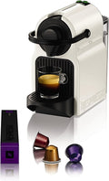 Nespresso Inissia XN1001, Macchina da caffè di Krups, Sistema Capsule Nespresso, Serbatoio acqua 0.7L, White(Bianco/Nero)