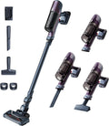 Rowenta X-PERT 6.60 Essential Aspirapolvere Senza Fili Potente, Scopa Elettrica Senza Fili Ricaricabile Leggera, Aspirapolvere Senza Sacco Multisuperficie, Autonomia 45 Min, Luci LED,RH6838(Viola)