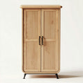 Armadio in legno per riporre oggetti in soggiorno – 80 x 40 x 180 cm
