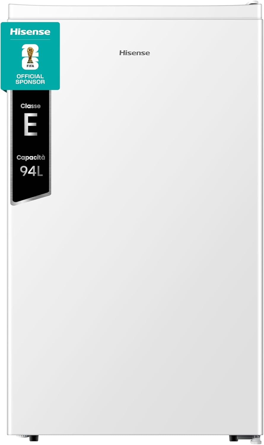 Hisense RR121D4AWE - Frigorifero Monoporta con cassetto fresh zone, Bianco, 94 L, classe E