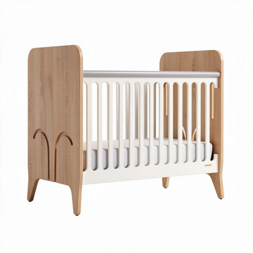 Culla in legno e MDF per bambini – 120 x 60 x 90 cm