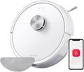 roborock Q7 M5 Set Robot Aspirapolvere Lavapavimenti con Mappatura, 10.000 Pa, Anti-groviglio, Quantità d'acqua Regolabile per il Lavaggio, Auto Boost sui Tappeti, Controllo APP, Bianco