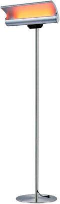 Mpc Estepona 2000w Reflective Floor Heater Pole on Floor Lamp 2000W Grey with Adjustable Reflective Curve and Can Concentrate Heat with IP65 Remote Control