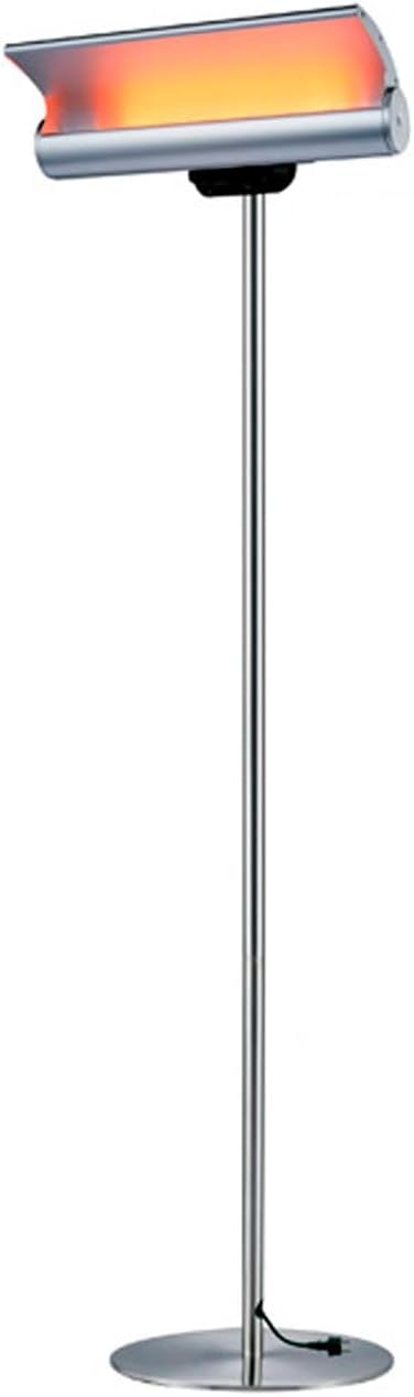Mpc Estepona 2000w Reflective Floor Heater Pole on Floor Lamp 2000W Grey with Adjustable Reflective Curve and Can Concentrate Heat with IP65 Remote Control
