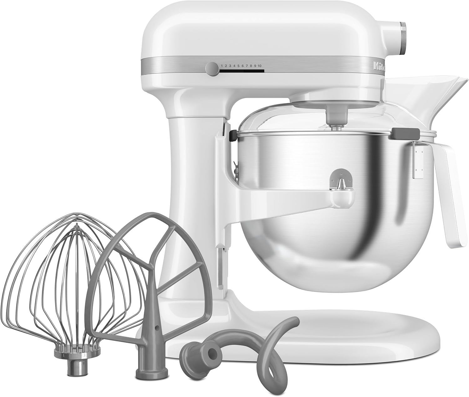 KitchenAid HEAVY DUTY PLANETARIA CON CIOTOLA SOLLEVABILE 6,6 L - BIANCO 5KSM70JPXEWH