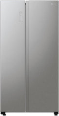 Hisense RS711N4ACE Frigorifero Side by Side, Grande capactià 550 litri, Inox, Total No Frost, Convert active zone, Classe E, Motore Inverter, Controllo Elettronico Touch, Cassetto Fresh Crisper