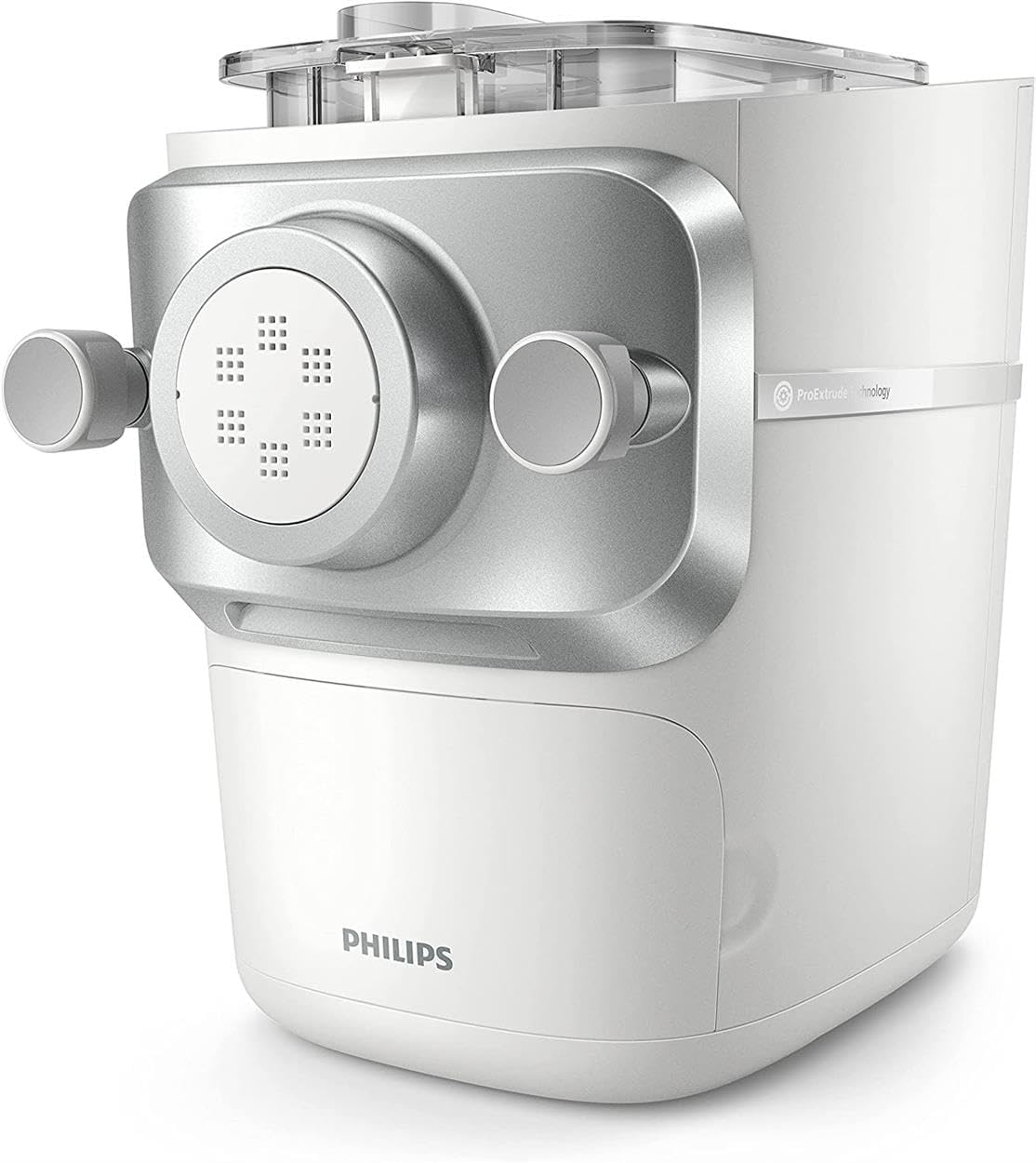 Macchina Per La Pasta Serie 7000 - Tecnologia ProExtrude, Completamente Automatica, Tecnologia Di Miscelazione Perfetta, 6 Trafile, Bianco (HR2660/00)(Bianco/Argento)