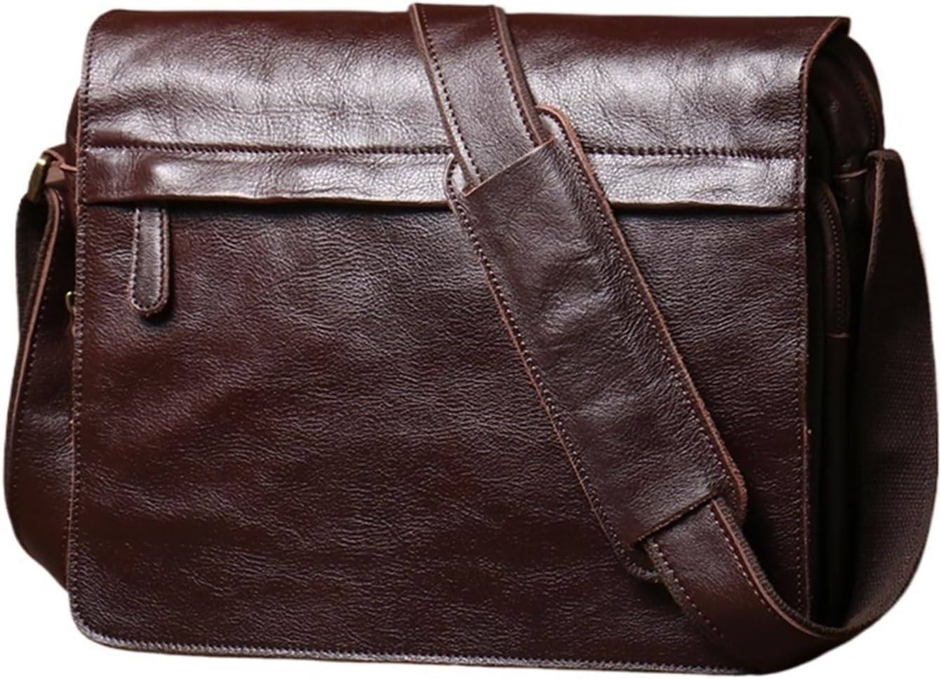 Cartella Classica Flap Messenger Bag Casual Vera Pelle Spalla Uomo di Lusso Cartella Crossbody