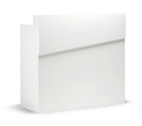 Banco Reception e Mobile Cassa 100 cm MADE IN ITALY | PENNY(Bianco)