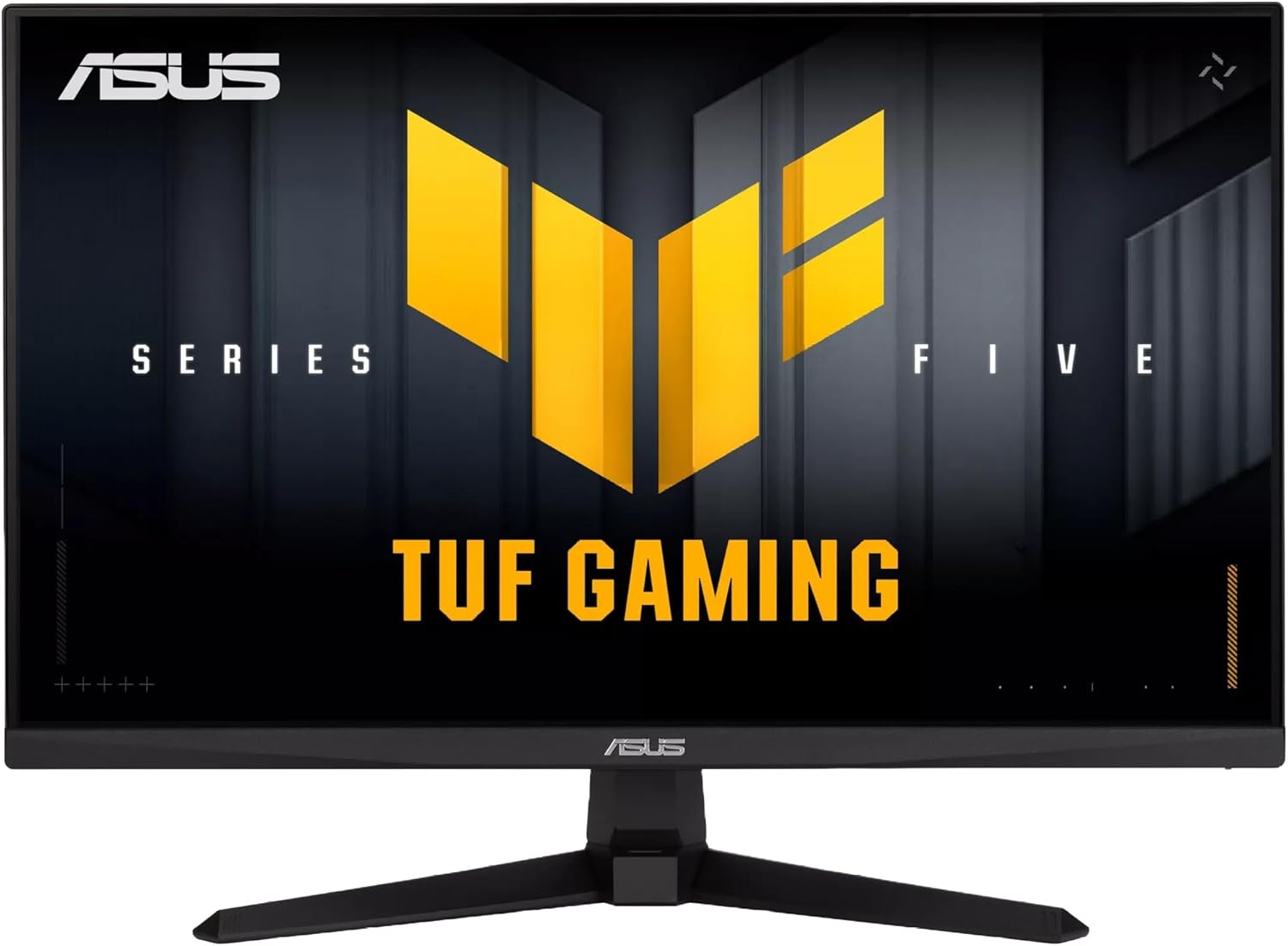 TUF Gaming VG279QM5A, Monitor Gaming da 27 Full HD Fast-IPS (1920x1080), 0,3ms Response Time, 240 Hz, Compatibile con G-SYNC e AMD FreeSync Premium, ELMB SYNC, DisplayWidget Center, Nero