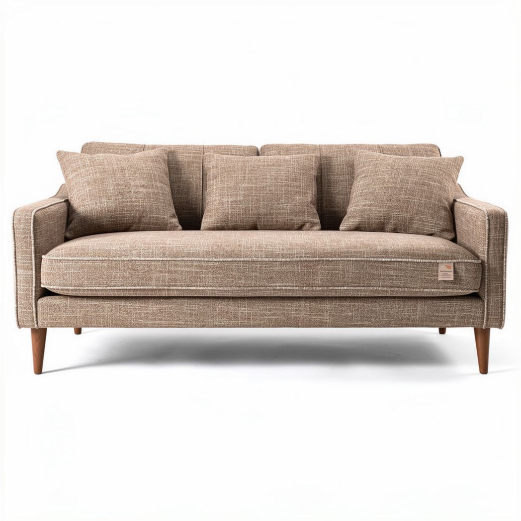 Divano in tessuto per soggiorno – 200 x 90 x 85 cm