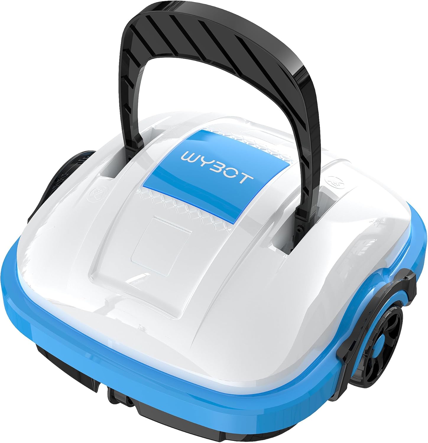WYBOT Robot Piscina Fuori Terra per Piscina da 50m², Robottino Pulitore con Doppia Motricità e Parcheggio Autonomo | Robot Piscina Pulitore Senza Fili con Batteria Bianco