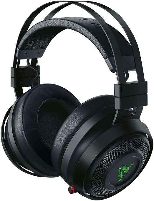 Razer Nari Ultimate Xbox One Edition Wireless Gaming Headset con Hypersense, Cuffie da gioco Senza Fili, THX Spatial Audio, Mircofono Retrattile con Bilanciamento Gioco/Chat