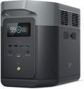 EF ECOFLOW DELTA 2 Max Espandibile 2-6kWh Centrale elettrica portatile, Batteria LFP 3000 cicli, CA+Solare 80% di carica in 1 ora, Fino a 3000W di uscita, Generatore solare silenzioso