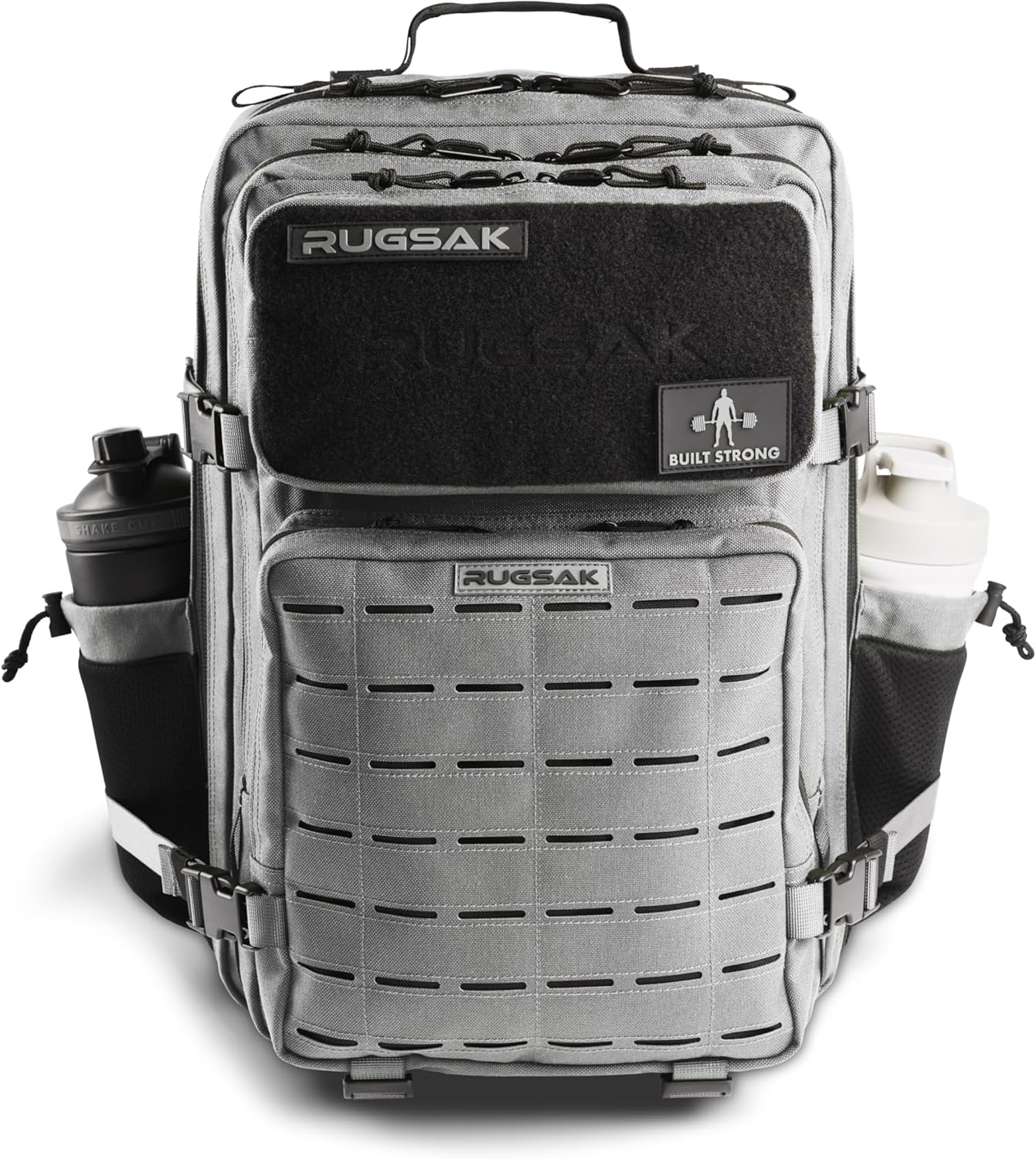 RUGSAK® ALPHA | Zaino tattico [15-48L] impermeabile ed estremamente robusto | Zaino militare | per lavoro all'aperto, escursionismo, campeggio e palestra | Zaino da viaggio Molle per uomini e donne