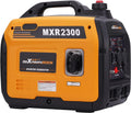 maXpeedingrods 2300W Generatore di Corrente Silenziato a Benzina Inverter per all'Aperto Camper Partito Generatore Elettrico Emergenza Portatile con prese USB e 230V Leggero