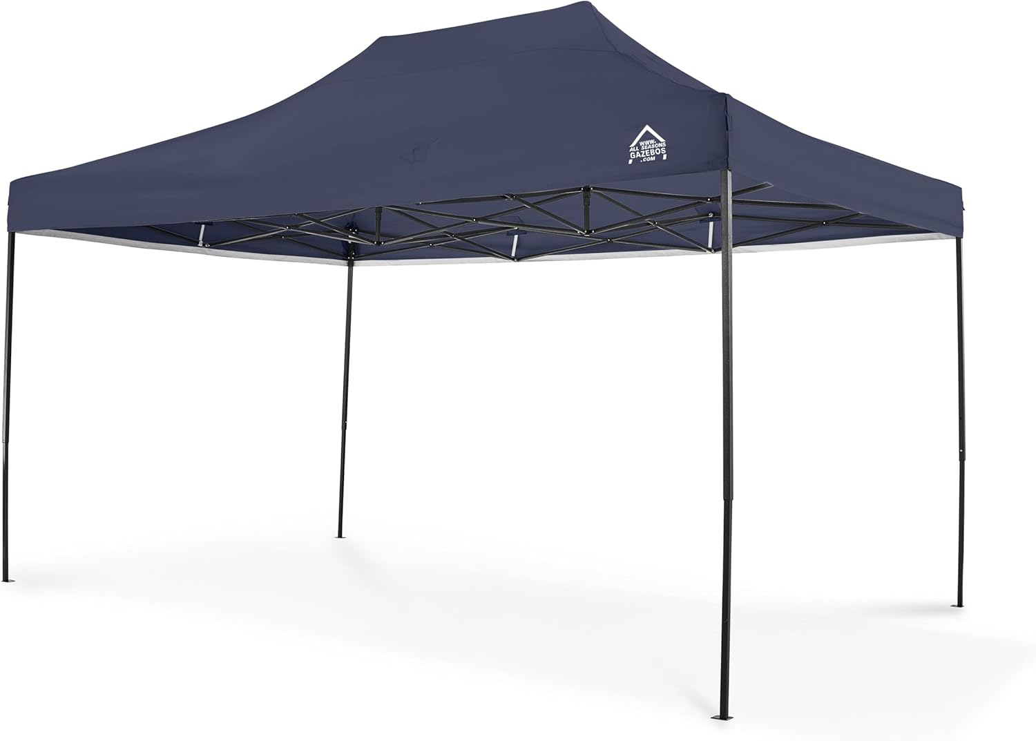 All Seasons Gazebos | 3x4.5m Pop Up Gazebo with 4 Thick Side Walls and Accessory Pack | Heavy Duty, Fully Waterproof, Superior Quality (Navy Blue)