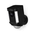Ring Spotlight Cam Battery | Videocamera di sicurezza HD con faretto LED, allarme acustico, comunicazione bidirezionale, alimentata a batteria