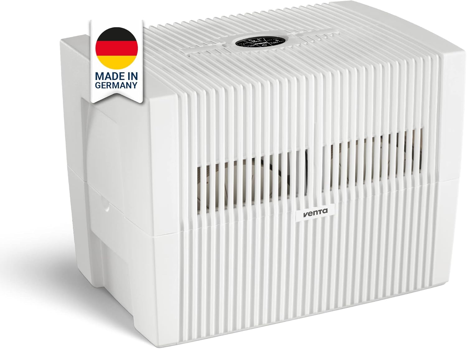 Venta Umidificatore LW45 Comfort Plus, molto silenzioso, 24 dB(A), efficienza energetica 3 Watt, evaporazione igienica a freddo senza filtro, serbatoio grande da 10 l, fino a 60 m², modalità