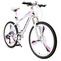MUCSAH Bicicletta Meccanico Sospensianteriore Contenuto(3 Parlato/Rosa)
