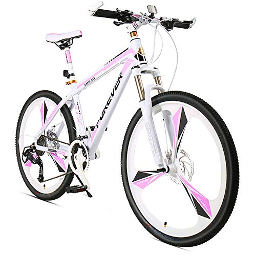 MUCSAH Bicicletta Meccanico Sospensianteriore Contenuto(3 Parlato/Rosa)