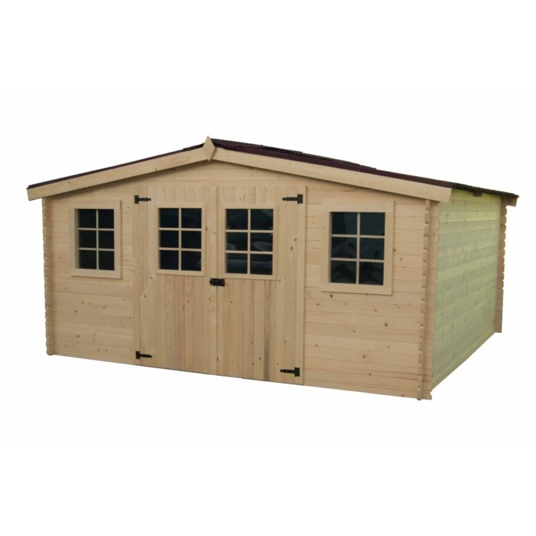Spaziosa Casetta in Legno 4 x 3 m Senza Pavimento(Titolo predefinito)
